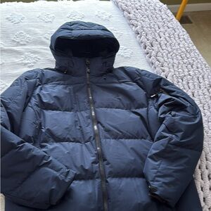 Ralph Lauren Dark Blue Hooded Puffer Jacket